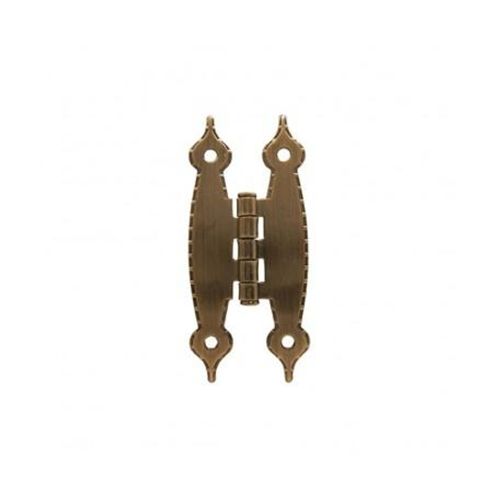 BISAGRA DE  PRESION MARIPOSA BRONCE ANTIGUO PAR.