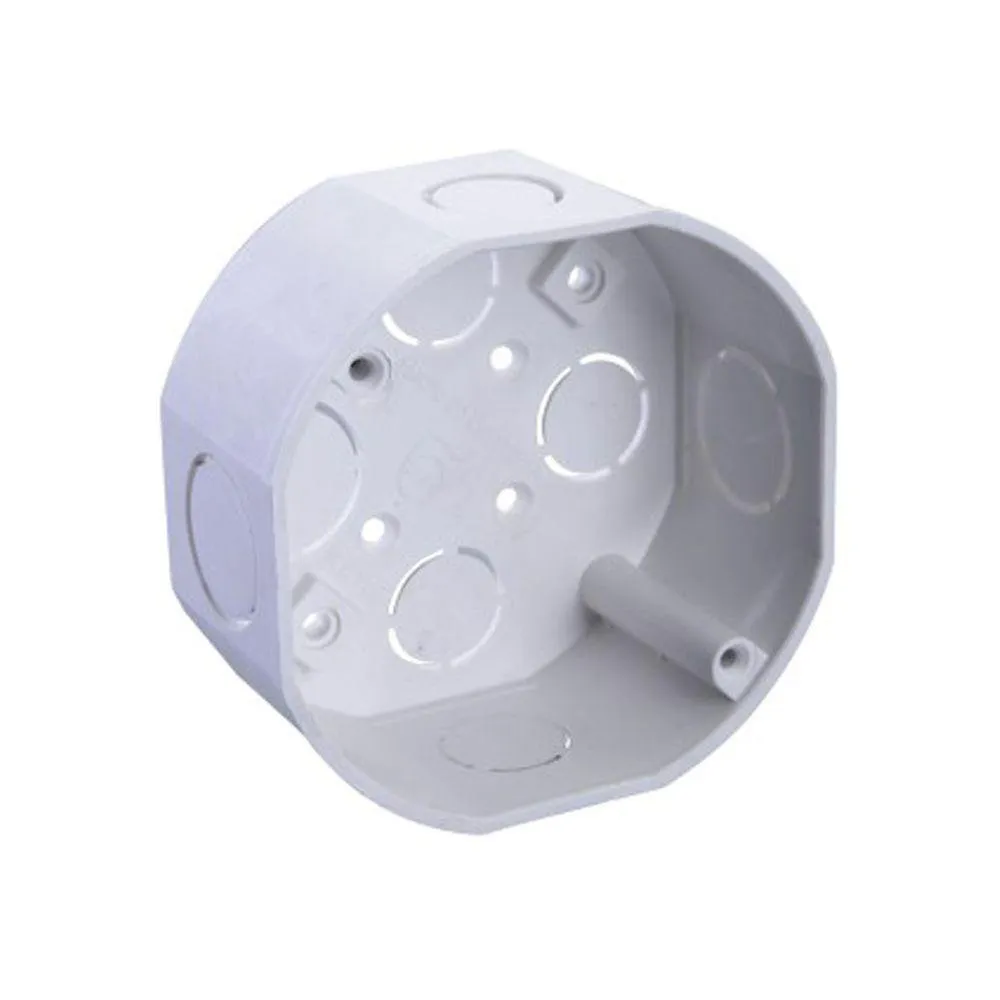 CAJA OCTAGONAL PLASTICA  (UNI.)