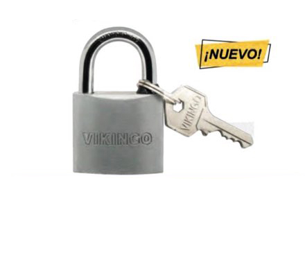 CANDADO GRIS VIKINGO DE 60MM (UNI)
