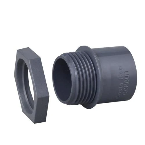 CONECTOR PARA DUCTO GRIS 1/2"