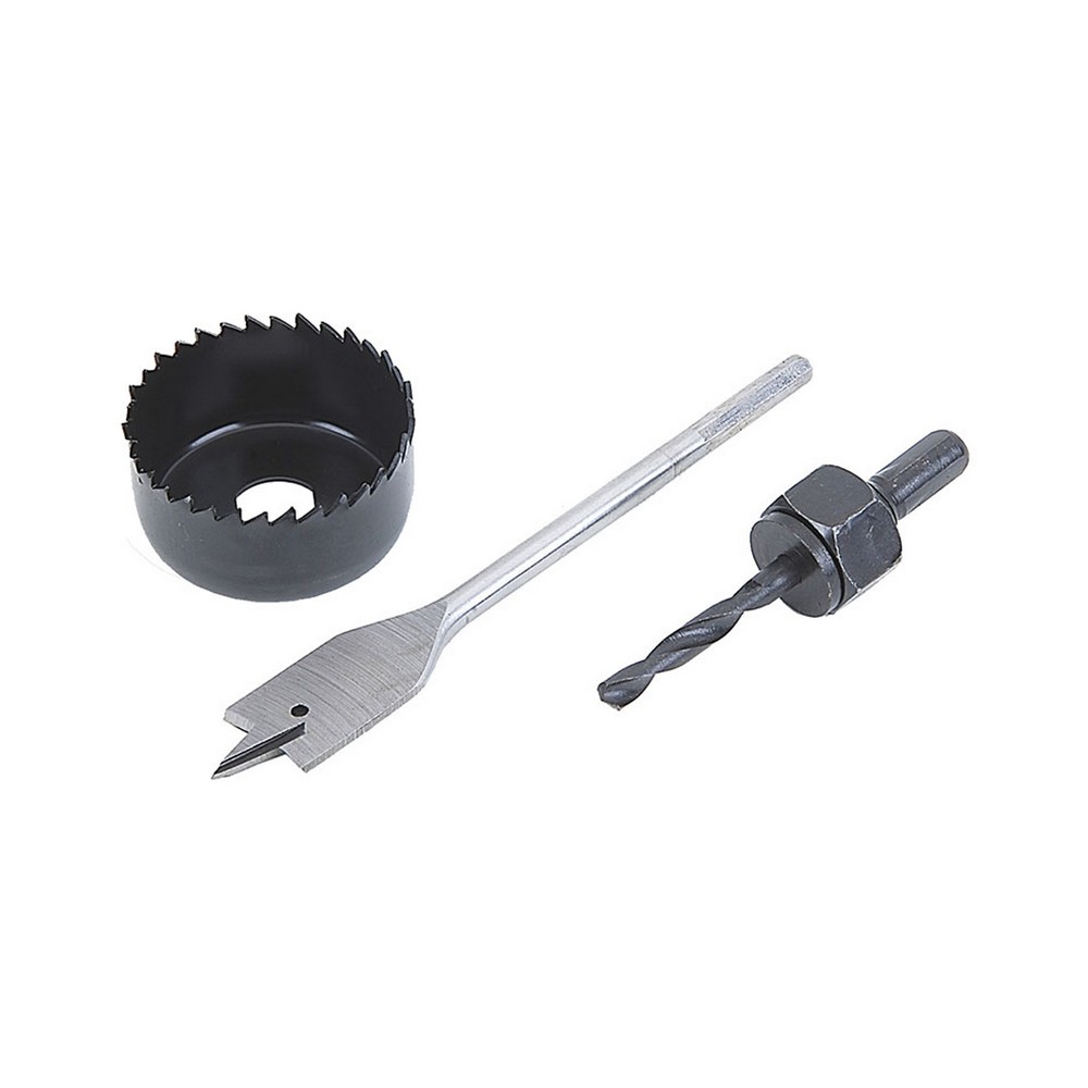 KIT  P/INSTALAR CERRADURAS 3PZS. 7/8 PLG
