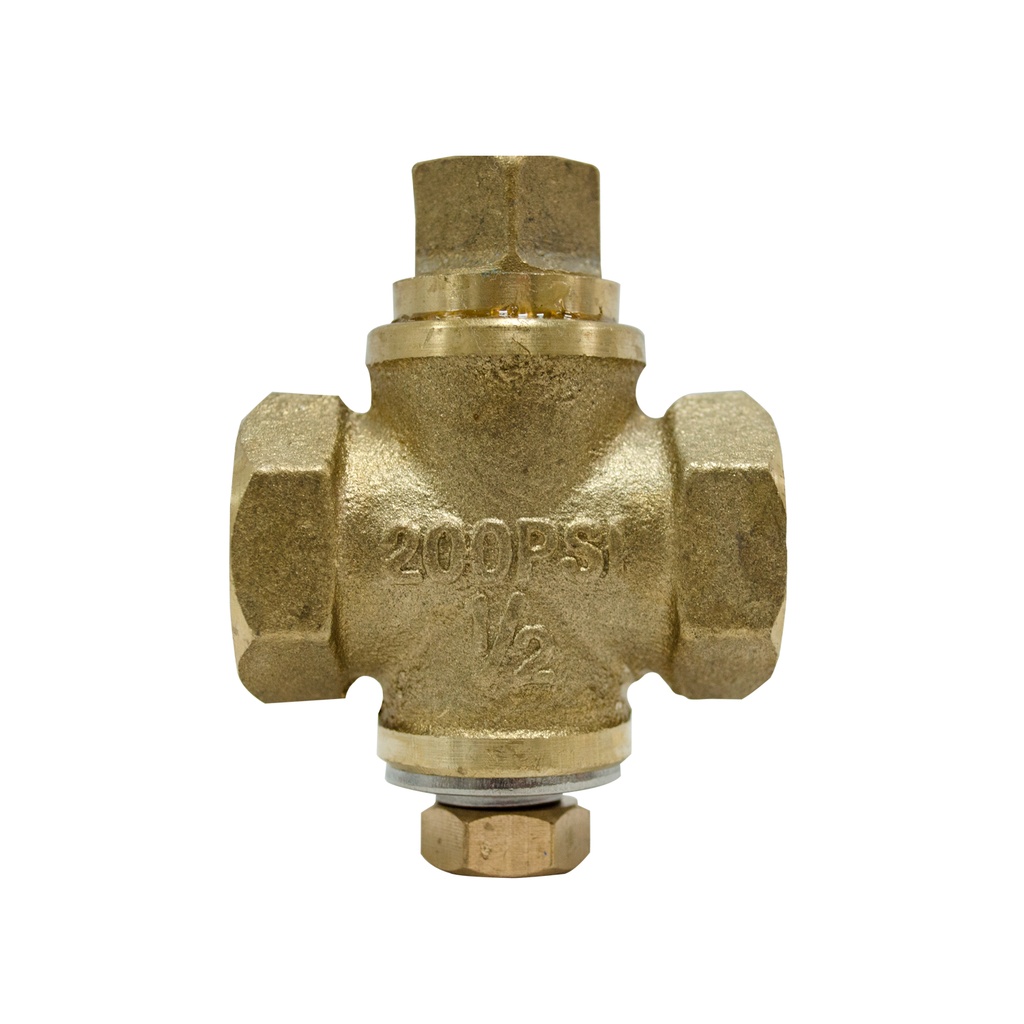 LLAVE DE PASO  1/2 " 200 PSI  TIPO CRUZ. DADO