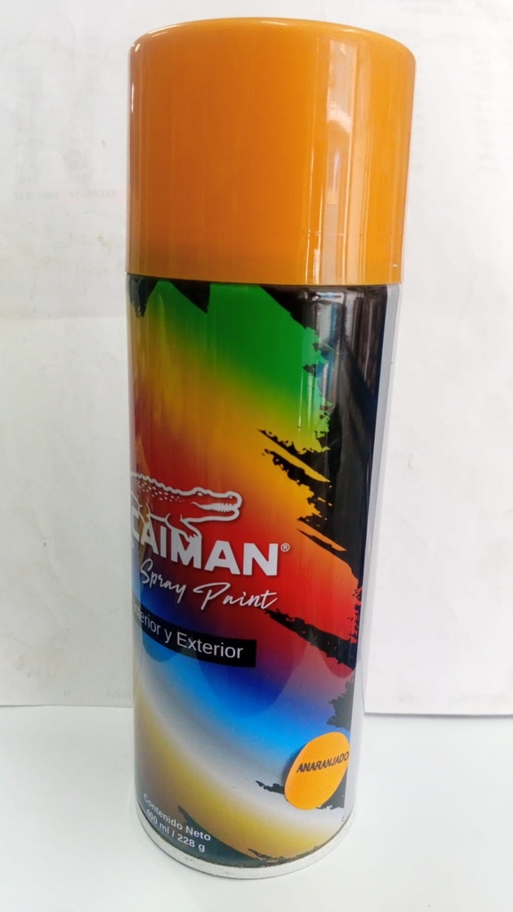 PINTURA EN SPRAY COLOR ANARAJANDO CAIMAN