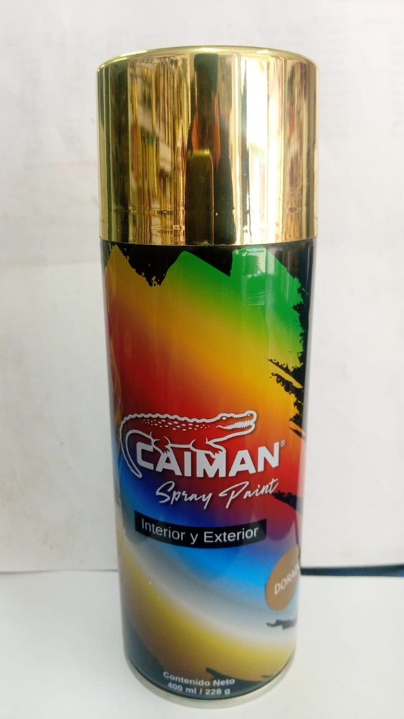 PINTURA EN SPRAY COLOR DORADO  CAIMAN (UNI.)