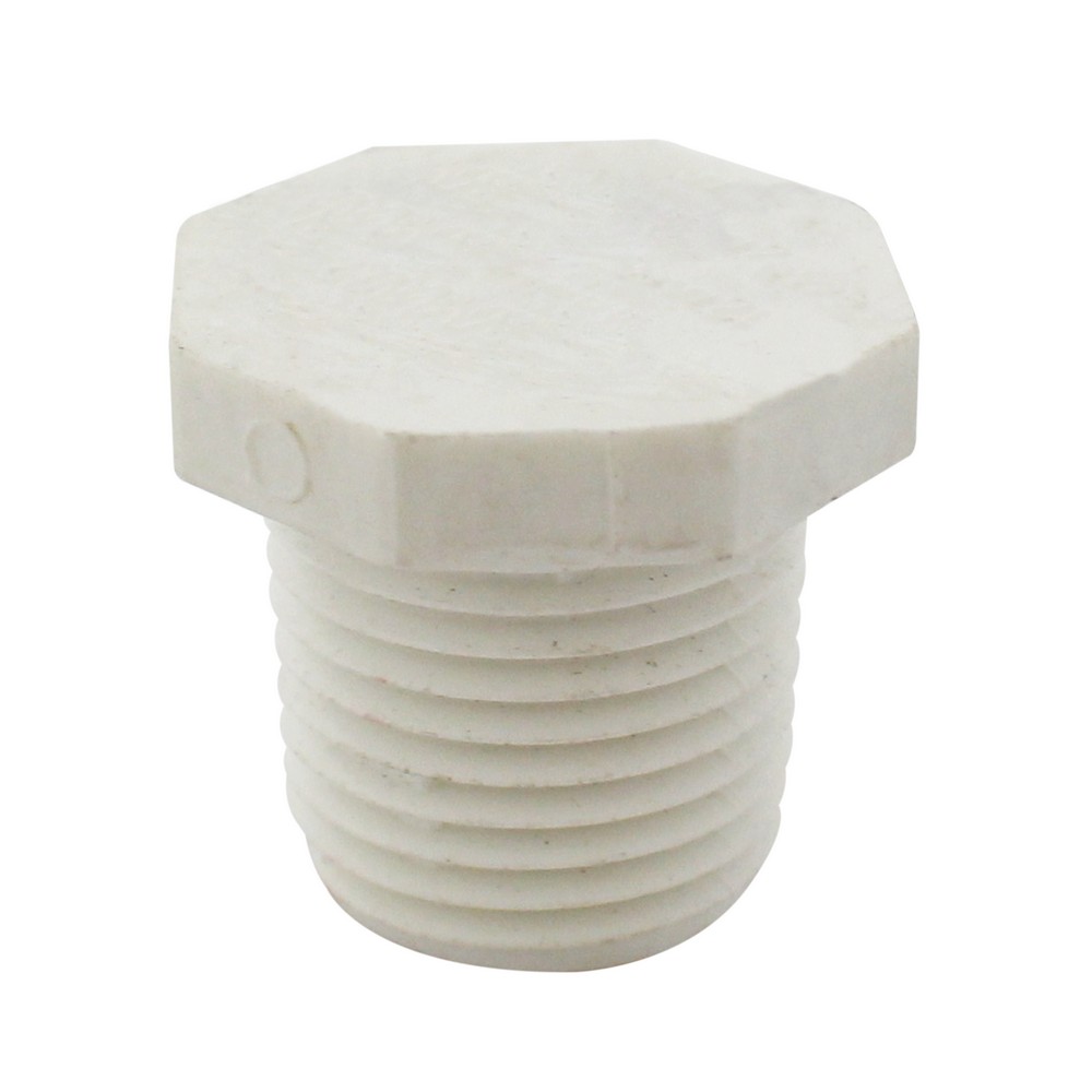 TAPON MACHO PVC DE 1/2" CON ROSCA (UNI)