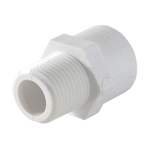 [A008] ADAPTADOR MACHO PVC DE 1/2"