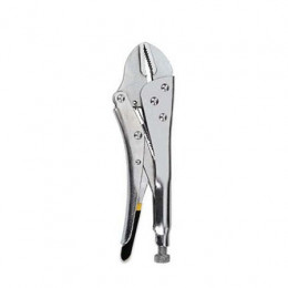 [A065] ALICATE DE PRESION (VICE GRIP) BOCA CURVA DE 10 PLGMM VIKINGO
