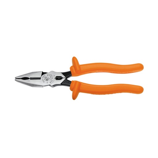 [A101] ALICATE ELECTRICISTA 8" MANGO NARANJA