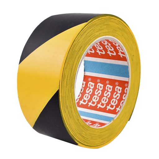 [C291] CINTA DE PRECAUCIÓN AMARILLA/NEGRO TESA 2"
