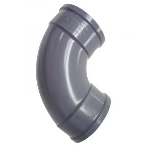 [C081] CODO 1 1/2" A 90 P/DRENAJE GRIS PVC