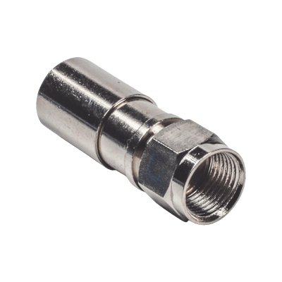 [C232] CONECTOR P/ CABLE COAXIAL  RG6 CON  ROSCA