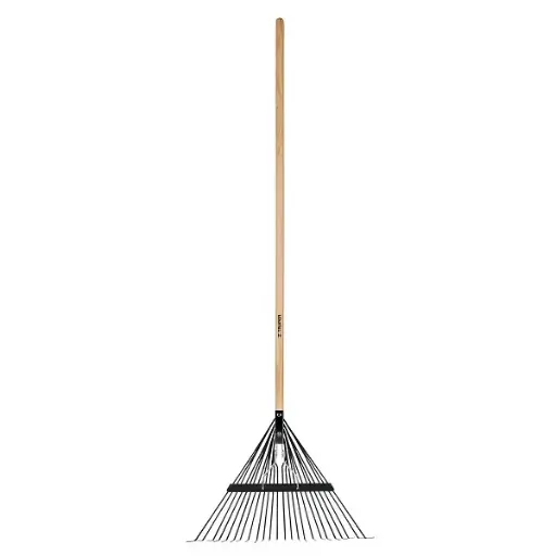 [E034] ESCOBA P/JARDIN METALICA 17 PLGX22 DT C/CABO