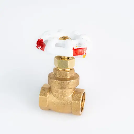 [L035] LLAVE DE COMPUERTA DE 3/4 PLG  RED WHITE (UNI.)