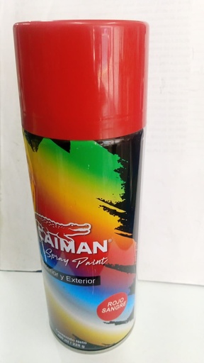 [P067] PINTURA EN SPRAY COLOR ROJO  CAIMAN  (UNI.)