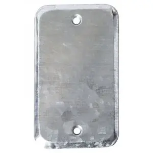 [2598] TAPADERA  CIEGA P / CAJA RECTANGULAR DE METAL