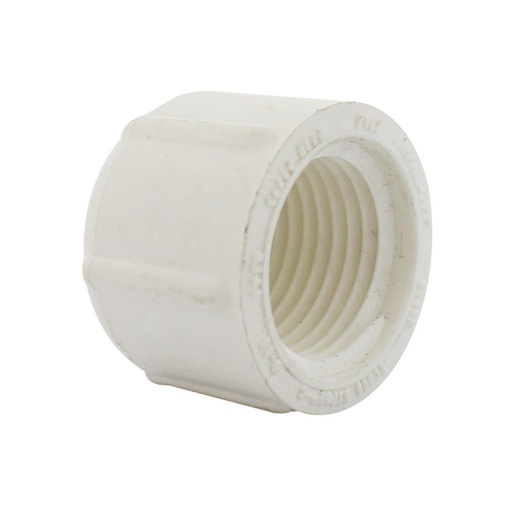 [2554] TAPON HEMBRA DE 3/4 PVC CON ROSCA (UNI)